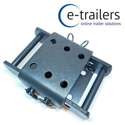 ADJUSTABLE TOW HITCH DROP PLATE IN BLACK 270MM 3500kg- GWAZA 3650 4x4 TRUCK VAN