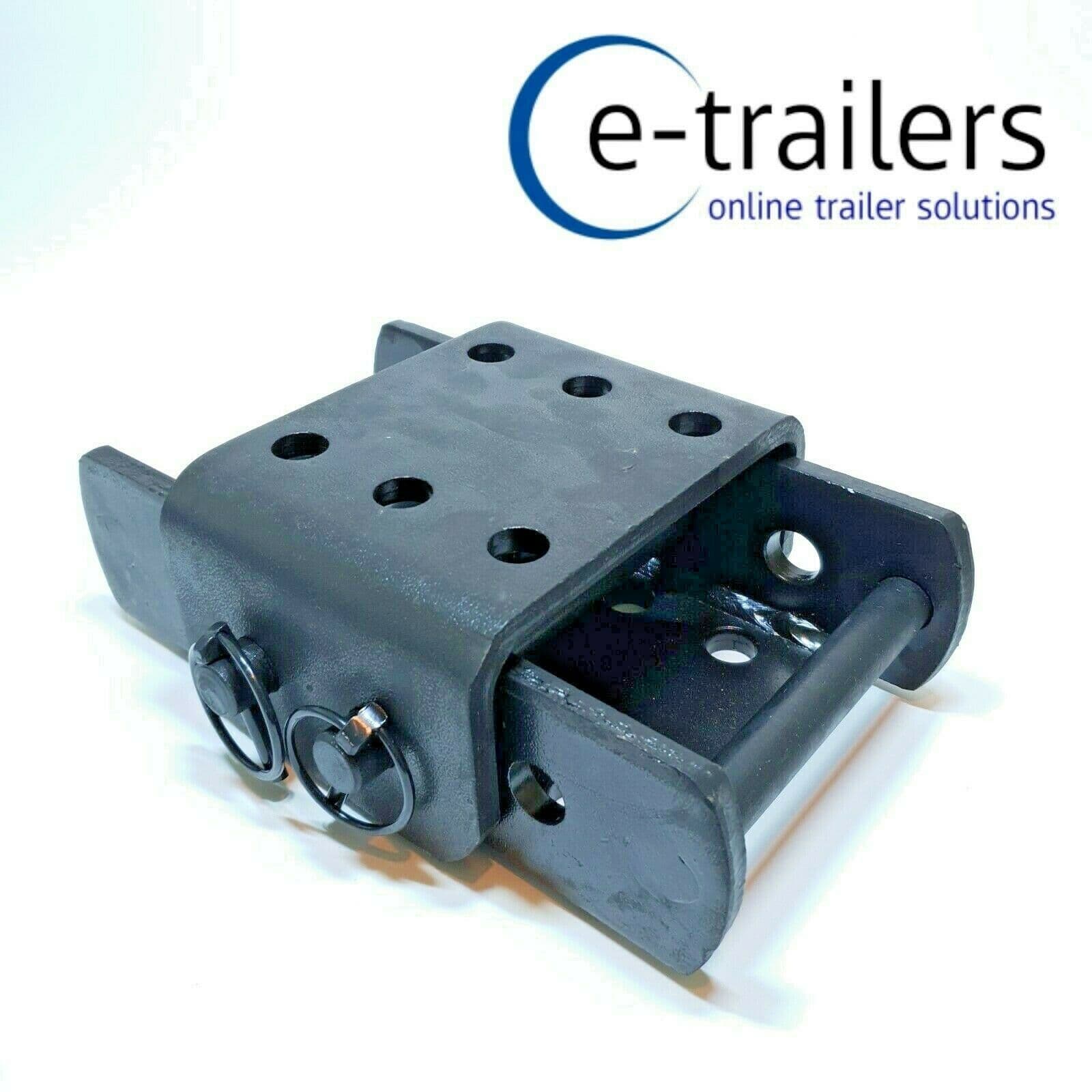 ADJUSTABLE TOW HITCH DROP PLATE IN BLACK 270MM 3500kg GWAZA 3650 4x4