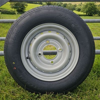 ALCEED 165R13C 8PLY TRAILER TYRE ON 5.5