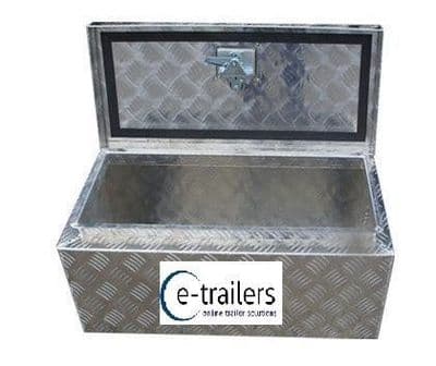 Aluminium Chequer Plate Truck Trailer Storage Locking Tool Box - 28