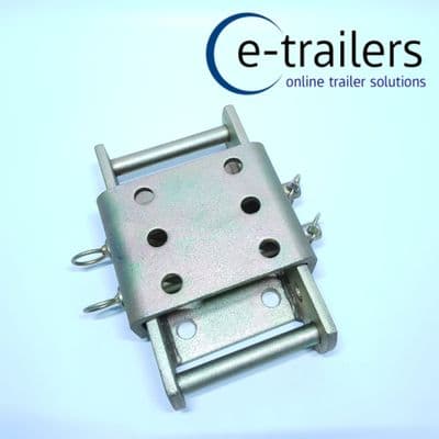 BLACK or GOLD  3500kg ADJUSTABLE TOW HITCH DROP PLATE FOR LAND ROVER & 4x4 VEHICLES 270MM - 3595