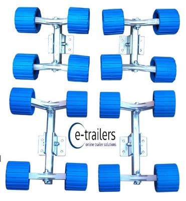 Boat & Jet Ski Trailer 16 Roller System -  multi fit -adjustable coaster style