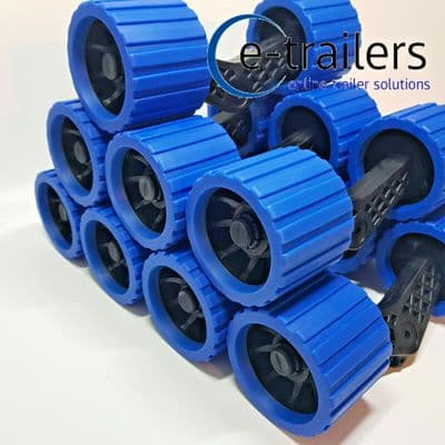BOAT TRAILER 16 WOBBLE ROLLERS ON 8 WING BRACKETS - FITS EXTREME TRAILERS