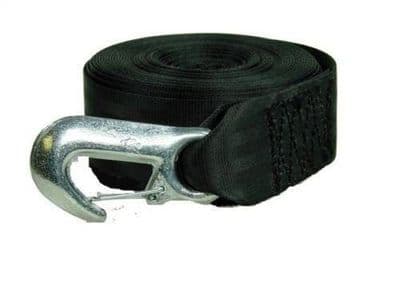 Boat Trailer 7m (23ft) Winch Strap 50mm wide with snap hook 1500kg Maypole MP109