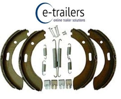 BPW STYLE 200x50mm CARAVAN & TRAILER BRAKE SHOES- AXLE SET- TYPE 7 FOR 8