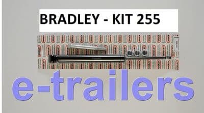 BRADLEY TRAILER COUPLING DAMPER KIT 255 - FITS HU10 HU12 HU14 EH35 - 3500kg