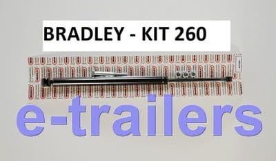 BRADLEY TRAILER COUPLING DAMPER KIT 260 - FITS HU3HE 2600S EH27 5169 2750kg