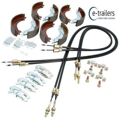Brake Service Kit for Ifor Williams Trailers - TA510G (14ft) GD126G (3500kg model)