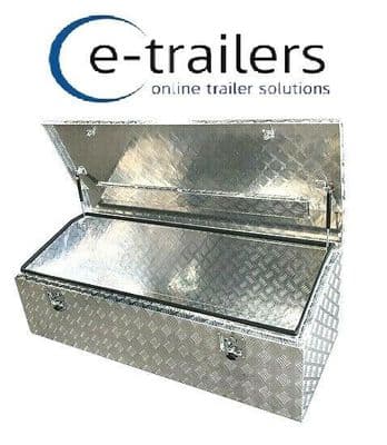 Chequer Plate Truck Trailer Storage Locking Tool Box 10544 1500 x 600 x 500mm