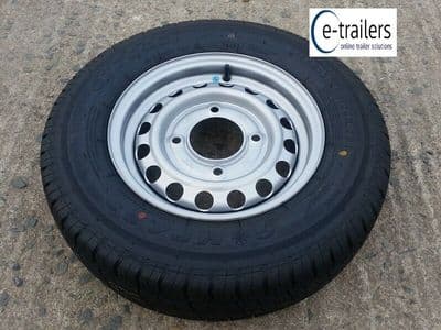 COMPASS 165x13 C 8PLY TRAILER TYRE ON 5.5