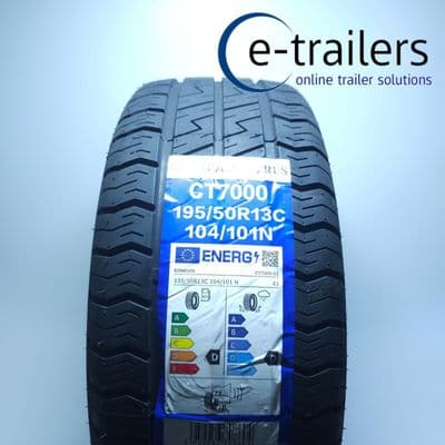 COMPASS TRAILER TYRE 195x50x13 195 50 13 195/50 R13C 104/101N CT7000 - 900KG