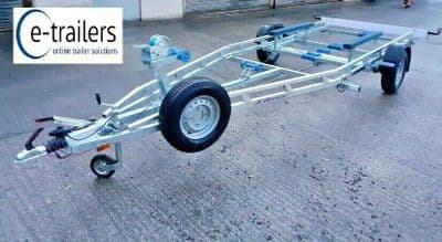 EXTREME 1500kg FIXED KEEL BUNK BOAT TRAILER - CRABBER SHRIMPER 19' + PLYMOUTH PILOT 18