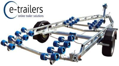 EXTREME 1800kg 32 ROLLER SWING BEAM BOAT TRAILER  - 18ft BOATS or 6m RIBS