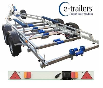 EXTREME 2400kg FIXED KEEL BUNK21FT  BOAT TRAILER - CORNISH CRABBER SHRIMPER 21