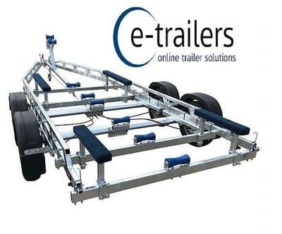 EXTREME 3500kg EXTENDED BUNK BOAT TRAILER - 28ft DINGHIES 26ft BOATS 8.5m RIBS