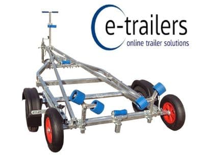 EXTREME 500kg Combi boat / dinghy / sailing dinghy up to 14ft- road and launch trailer