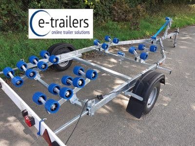 EXTREME 750kg Super Roller Swing Beam Boat Trailer - boats to 16ft -Ribs 5.3m-dinghies17ft IN STOCK
