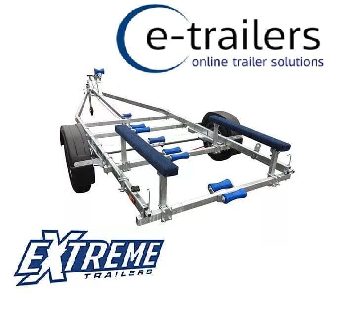 EXTREME ROAD LEGAL 1100kg BUNKED BOAT TRAILER 16ft BOATS 5.2m RIBS