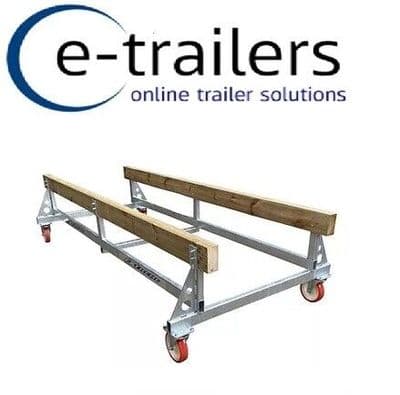 EXTREME LARGE BOAT TRAILER DOLLY FOR WORKSHOP OR GARAGE - UP TO 7.5m & 1800kg