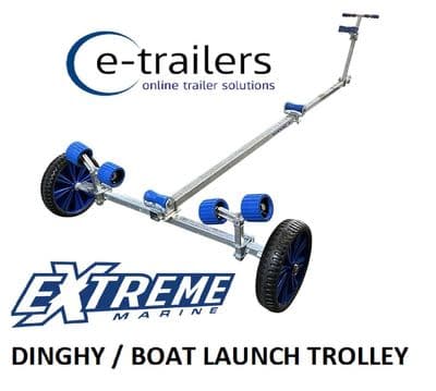 EXTREME Launcher 2 - Dinghy Boat Launch Trolley /Trailer suits up to 3.7m length
