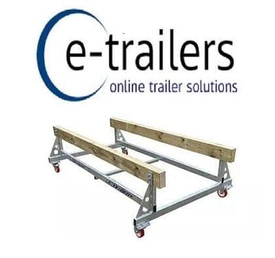 EXTREME MEDIUM BOAT JET SKI TRAILER WORKSHOP GARAGE DOLLY - UP TO 16ft & 1000kg