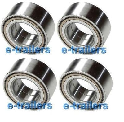 FOUR 64x37x34 SEALED TRAILER / CAR BEARINGS 4 KNOTT 45887-10 571005 & ALKO 605124