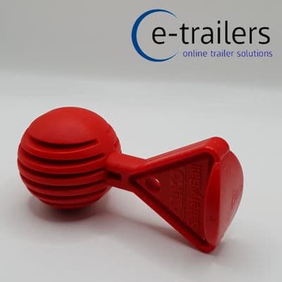 GENUINE ALKO RED SECURITY SAFETY BALL FOR TRAILER CARAVAN LOCKING COUPLING HEADS