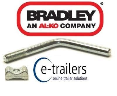 GENUINE BRADLEY JOCKEY WHEEL HANDLE & PAD FOR EH & HU12 3500kg COUPLING -KIT 3349