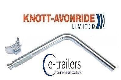 GENUINE KNOTT JOCKEY WHEEL LONG HANDLE & PAD FOR KF KRV KFG27 KFG35 COUPLINGS