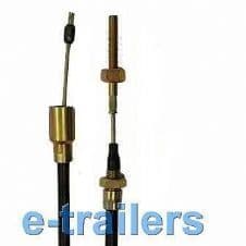 Detachable Genuine KNOTT Steel Trailer Brake Cable  - Multiple Sizes