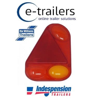 Genuine Radex 2900 Trailer Rear Light Lens LEFT - Ifor Williams Indespension