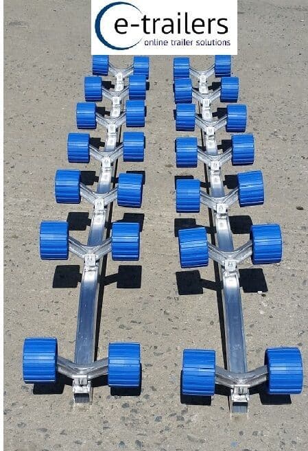 Boat Trailer Keel V Roller – 127mm Rubber – 19mm Bore – AB Tools UBR21