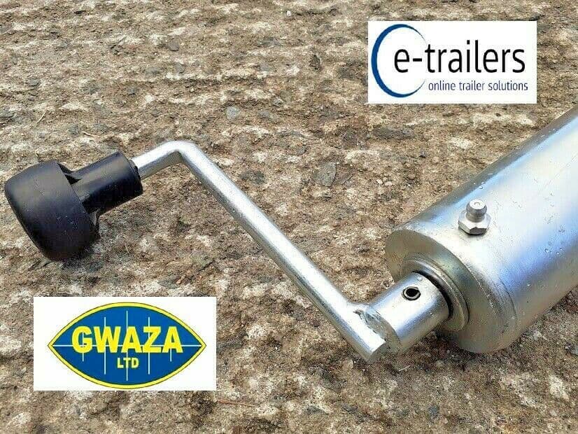 Heavy Duty 60mm Auto Fold Trailer Jockey Wheel Assembly 400kg Nose