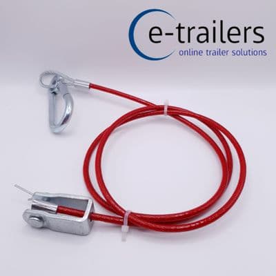 IFOR WILLIAMS TRAILER CARAVAN BREAKAWAY BRAKE SAFETY CABLE WITH CLEVIS PIN