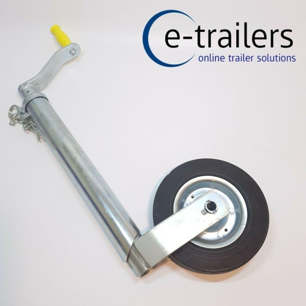 Indespension 48mm Smooth Jockey Wheel Assembly - solid rubber tyre + R ...