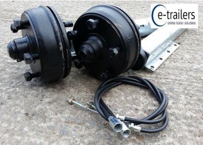 KNOTT GALVANISED 1500kg TRAILER SUSPENSION UNITS 200x50 5 STUD 6.5