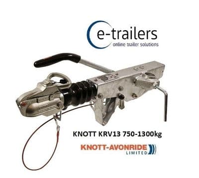 KNOTT KRV13 BOAT TRAILER COUPLING HITCH-750KG- 1300KG 70mm BOX SECTION FITMENT