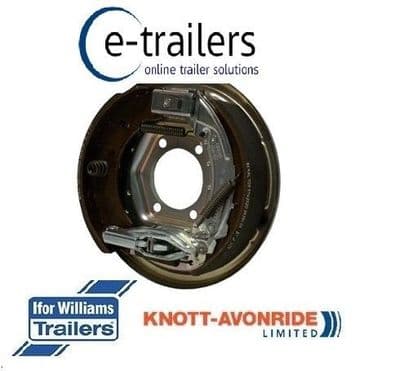 KNOTT RIGHT SIDE 200x50 BOLT ON BACK PLATE BRAKE ASSEMBLY FOR IFOR WILLIAMS