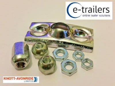 KNOTT Trailer Brake Compensator Single Axle Threaded Cable - Alko quick release