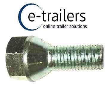 M12 TRAILER WHEEL BOLTS (FOR STEEL WHEELS) 1.5 CONICAL REPLACES F1830ZPK IFOR WILLIAMS 19mm HEAD