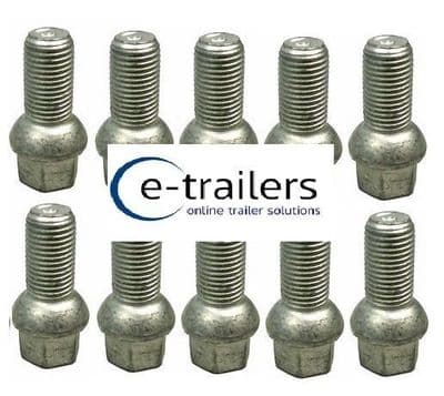 M14 TRAILER WHEEL BOLT 1.5 CONICAL REPLACE F1835ZPK IFOR WILLIAMS 19mm HEAD x 10