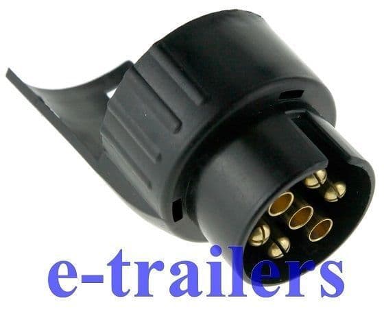 MAYPOLE 7 PIN CAR TO 13 PIN TRAILER CARAVAN PLUG ADAPTER CONVERTER ...