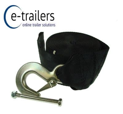 Maypole 8m (26') Boat Trailer Winch Strap 2300kg -MP1420/1425/1432/7976 - MP1455 63mm wide