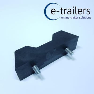MAYPOLE MP450 BOAT TRAILER BLACK WINCH POST OR KEEL SNUBBER BLOCK - 160x47x46