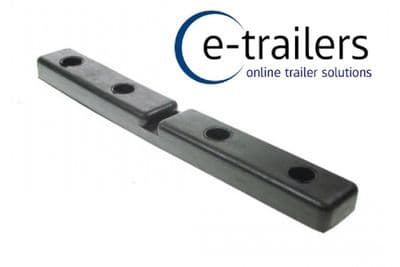MAYPOLE MP451 BOAT TRAILER BLACK BOW SNUBBER FOR WINCH POST - 300 x 38 x 19mm