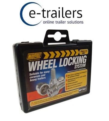 MAYPOLE Trailer Locking Wheel Bolts M12 1.5 pitch for Trailer Caravan  - MP7661