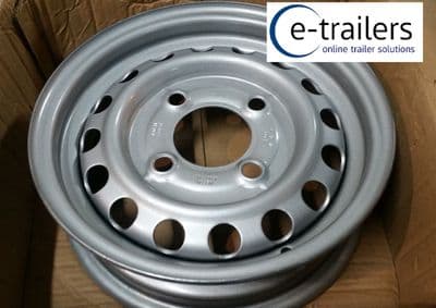 MEFRO Trailer Wheel Rim 4Jx13 4 stud 115mm PCD ET20 43466 101- 155 or 165 TYRES