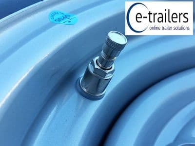 Metal High Pressure Tyre Valve for Trailer & Car Steel & Alloy Wheels - replaces rubber TR13 type