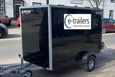 New Boxxa 8 x 4 x 5ft Unbraked 750kg Type Approved Box Van Trailer - Made in UK