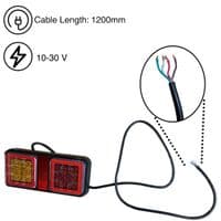 Pair of 3-in-1 LED Rear Trailer Lorry Tail Lamps – Neon Style - For Trailer/Lorry/Tractor Trailer Lorry Boat Horsebox Flatbed  Tractor JCB Lorry Container Boat Flatbed  Combine digger dumper car Shetland Islands Orkney Islands Caithness Sutherland Ross & Cromarty Inverness-shire Nairnshire Morayshire Banffshire Aberdeenshire Kincardineshire Angus (Forfarshire) Perthshire Argyllshire Fife Kinross-shire Clackmannanshire Stirlingshire Dunbartonshire East Lothian Midlothian West Lothian Renfrewshire Buteshire Berwickshire Selkirkshire Peebles-shire Lanarkshire Ayrshire Northumberland Roxburghshire Dumfries-shire Kirkcudbrightshire Wigtownshire Tyne & Wear Durham Cumbria North Yorkshire East Riding of Yorkshire West Yorkshire Lancashire Greater Manchester Merseyside Lincolnshire Nottinghamshire South Yorkshire Derbyshire Cheshire Flintshire Denbighshire Anglesey Caernarvonshire Rutland Leicestershire Staffordshire Shropshire Montgomeryshire Merionethshire Norfolk West Midlands Suffolk Cambridgeshire Bedfordshire Northamptonshire Warwickshire Worcestershire Herefordshire Radnorshire Cardiganshire Essex Hertfordshire Buckinghamshire Oxfordshire Gloucestershire Monmouthshire Breconshire Glamorgan Carmarthenshire Pembrokeshire Kent Greater London Surrey Berkshire Wiltshire Somerset East Sussex West Sussex Hampshire Dorset Devon Cornwall Antrim Derry / Londonderry Down Armagh Tyrone Fermanagh Launceston Plymouth Truro Penzance St Austell Exmouth Salcombe Totnes Bournemouth Southampton Cardiff Manchester Liverpool Glasgow inverness Looe Liskeard Bodmin Trailer SBS Mersea Admiral Extreme Bramber Nicholson Nugent Ifor Williams Indespension Wessex Lorries Erde Daxara Brian James Launceston Exeter Wadebridge Padstow Alko Knott Bradley Indespension Peak BPW Brenderup Rice